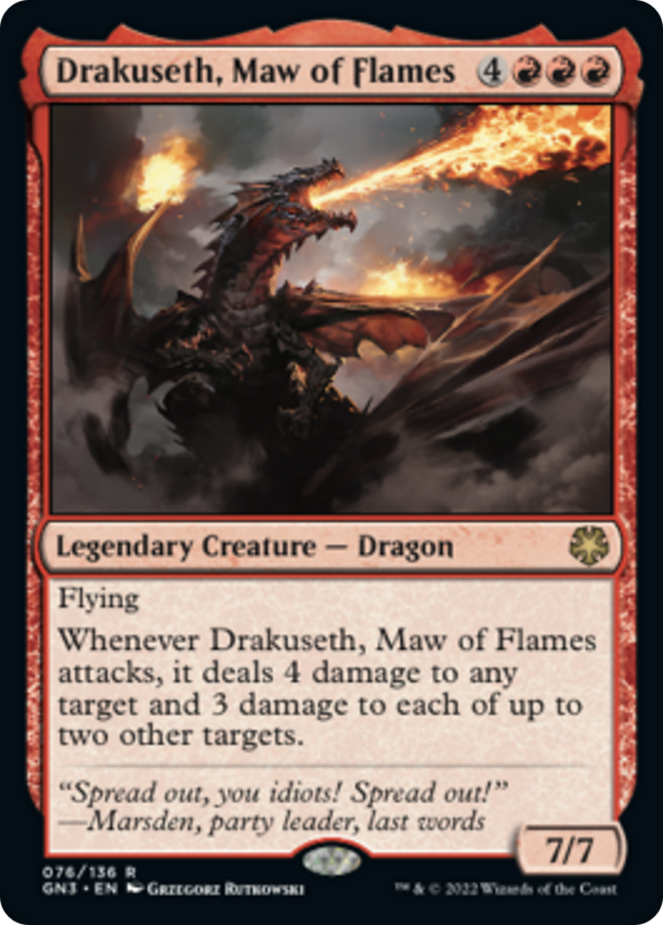 Drakuseth, Maw of Flames [Game Night: Free-for-All] | Silver Goblin