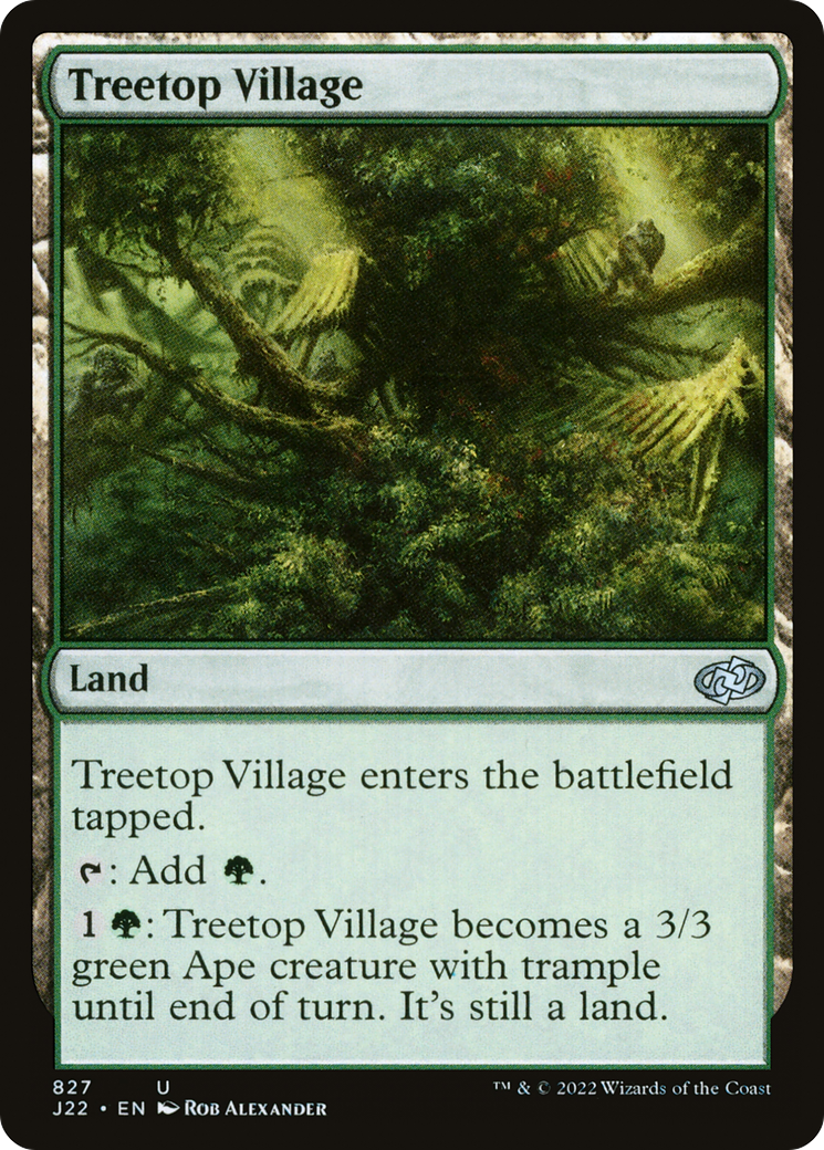 Treetop Village [Jumpstart 2022] | Silver Goblin