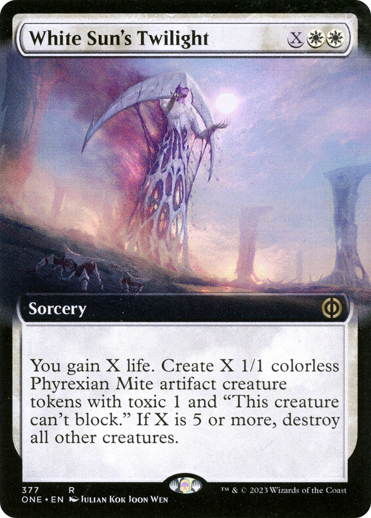 White Sun's Twilight (Extended Art) [Phyrexia: All Will Be One] | Silver Goblin