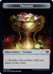 Treasure // Dragon Double-Sided Token [Kaldheim Tokens] | Silver Goblin