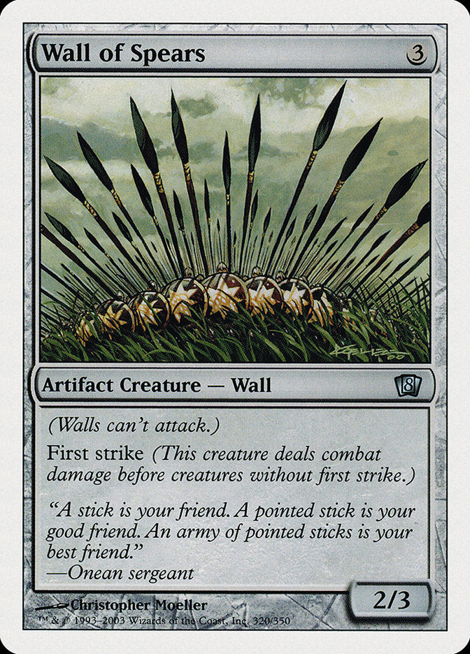 Wall of Spears [Eighth Edition] | Silver Goblin