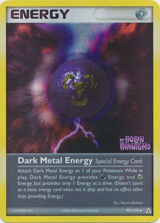Dark Metal Energy (97/110) (Stamped) [EX: Holon Phantoms] | Silver Goblin