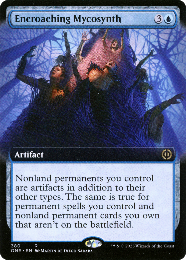 Encroaching Mycosynth (Extended Art) [Phyrexia: All Will Be One] | Silver Goblin