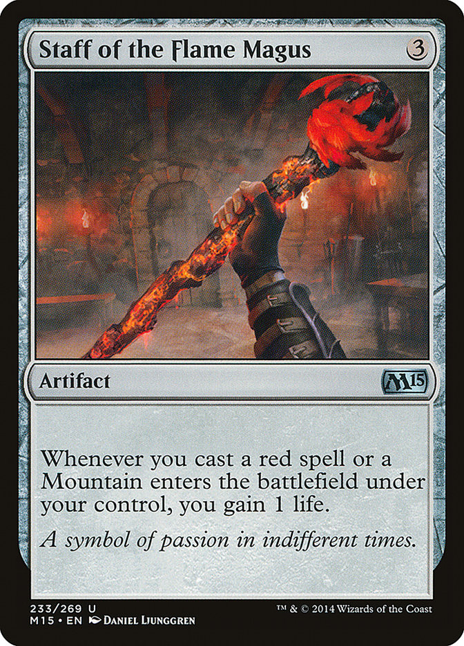 Staff of the Flame Magus [Magic 2015] | Silver Goblin
