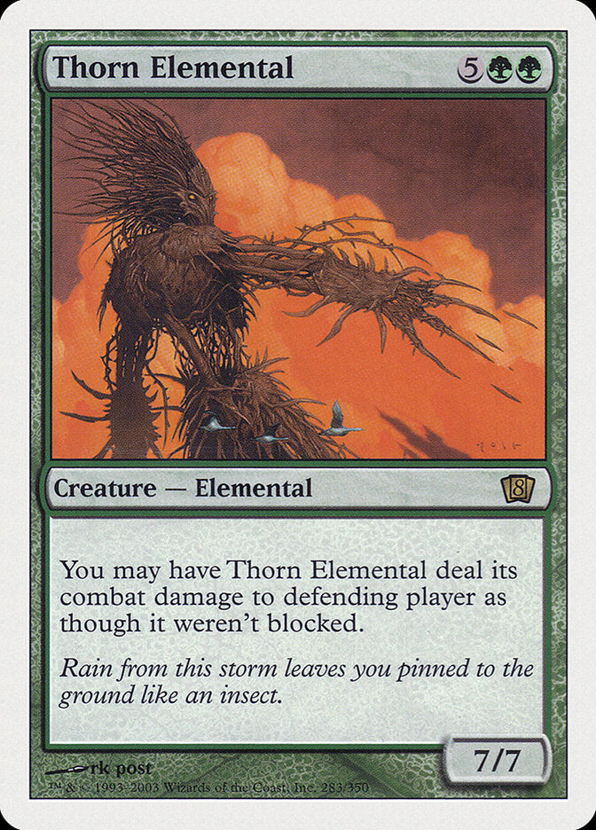Thorn Elemental [Eighth Edition] | Silver Goblin