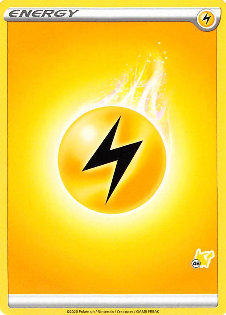 Lightning Energy (Pikachu Stamp #48) [Battle Academy 2022] | Silver Goblin
