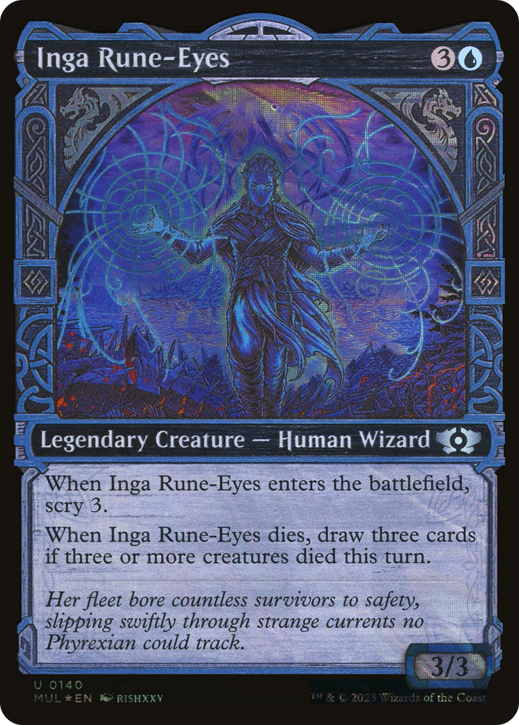 Inga Rune-Eyes (Halo Foil) [Multiverse Legends] | Silver Goblin