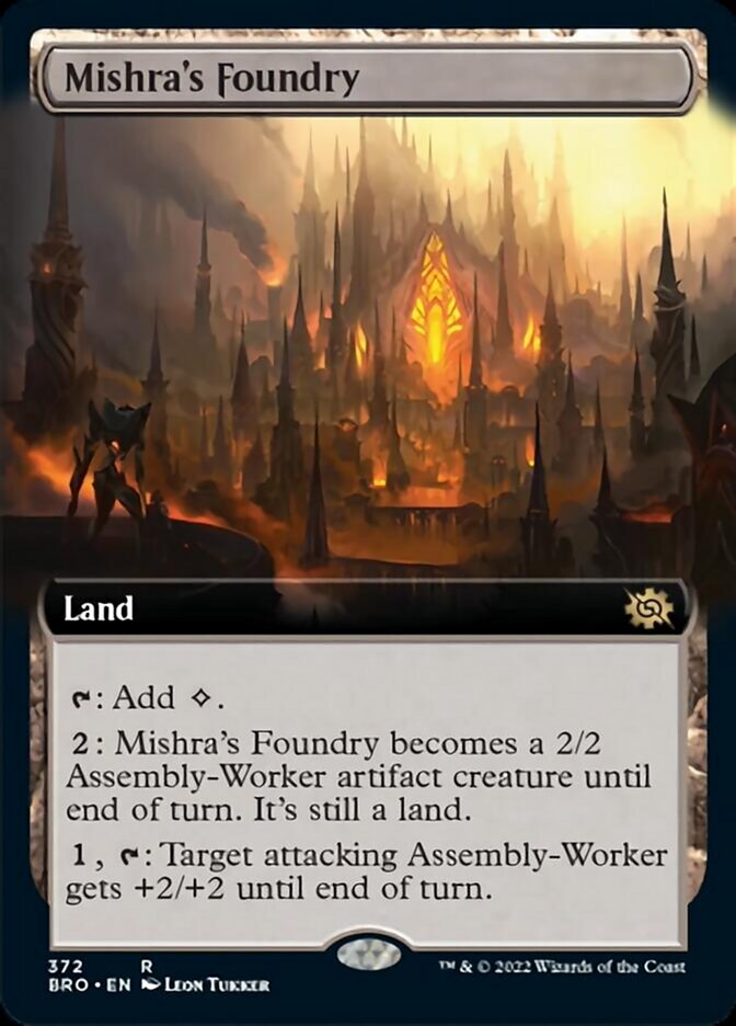 Mishra's Foundry (Extended Art) [The Brothers' War] | Silver Goblin