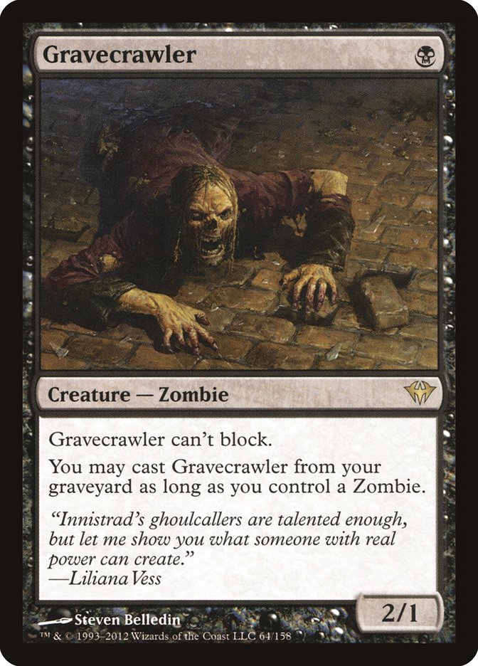 Gravecrawler [Dark Ascension] | Silver Goblin