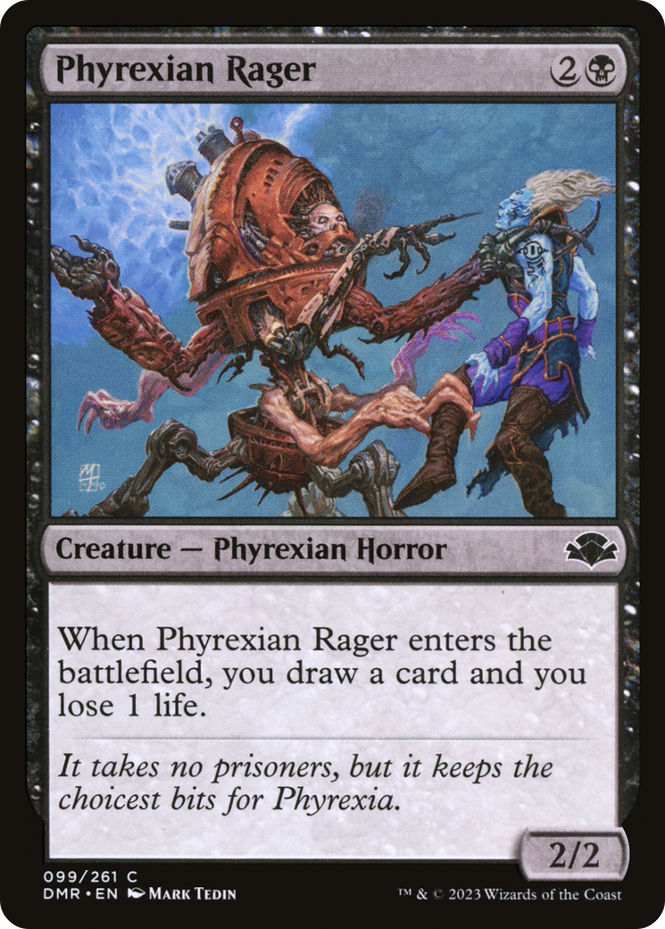 Phyrexian Rager [Dominaria Remastered] | Silver Goblin