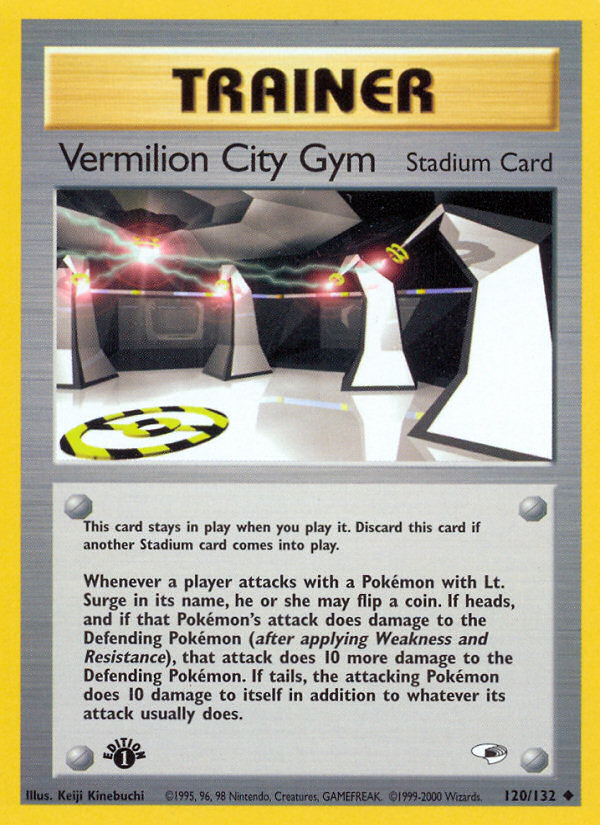Vermilion City Gym (120/132) [Gym Heroes 1st Edition] | Silver Goblin