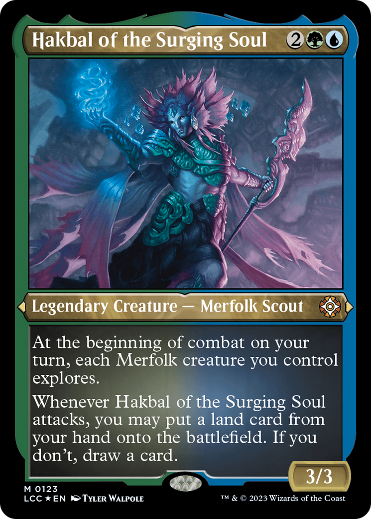 Hakbal of the Surging Soul (Display Commander) [The Lost Caverns of Ixalan Commander] | Silver Goblin
