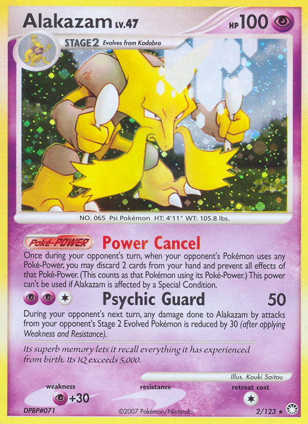 Alakazam (2/123) [Diamond & Pearl: Mysterious Treasures] | Silver Goblin