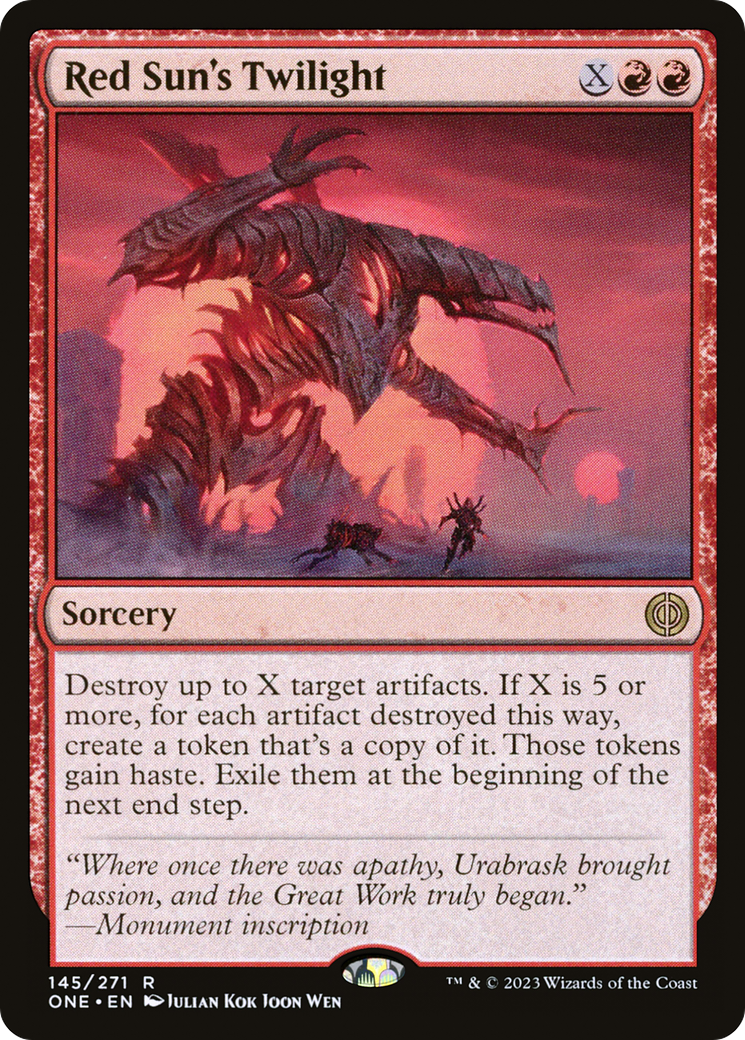 Red Sun's Twilight [Phyrexia: All Will Be One] | Silver Goblin
