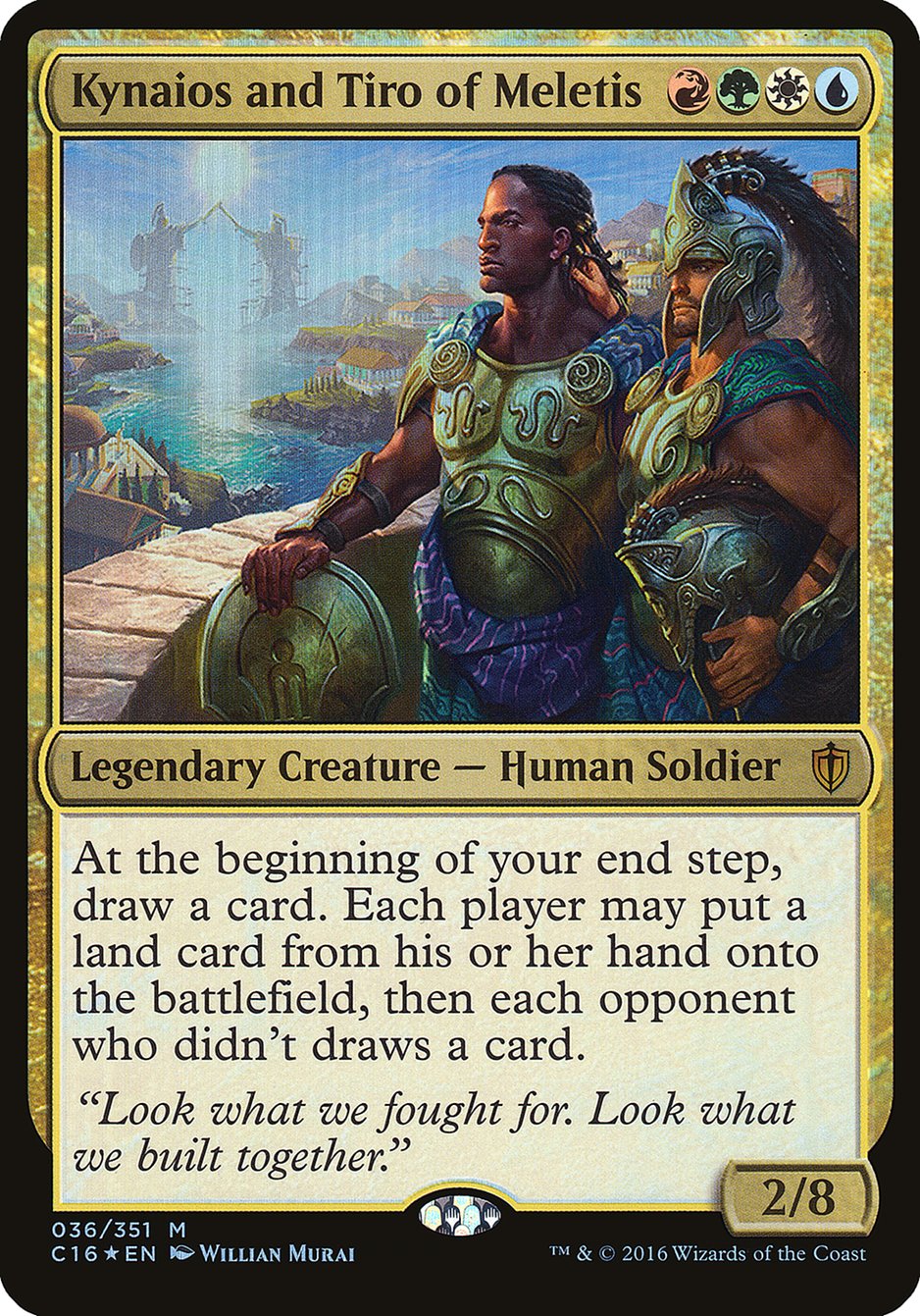 Kynaios and Tiro of Meletis (Oversized) [Commander 2016 Oversized] | Silver Goblin