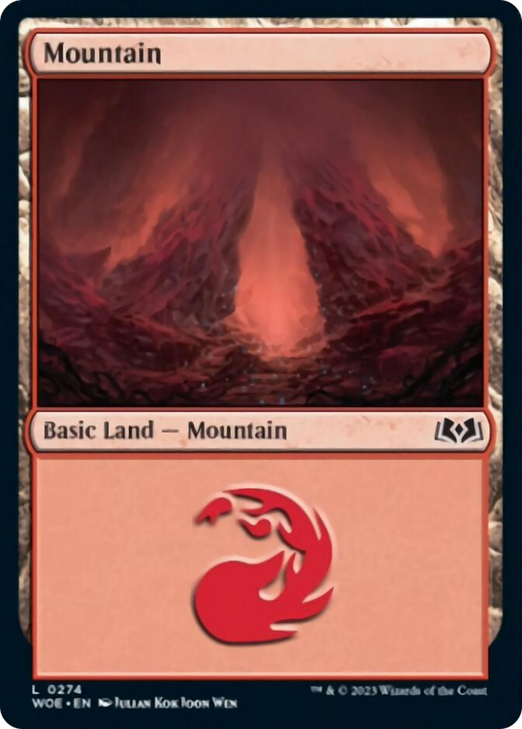 Mountain (0274) [Wilds of Eldraine] | Silver Goblin