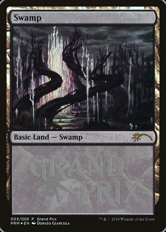 Swamp (2018c) [Grand Prix Promos] | Silver Goblin