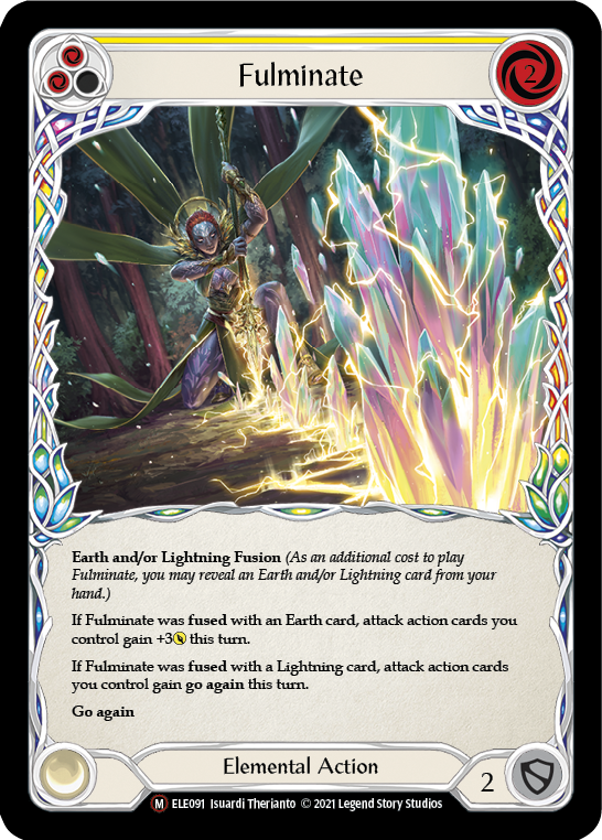 Fulminate [U-ELE091] (Tales of Aria Unlimited)  Unlimited Rainbow Foil | Silver Goblin