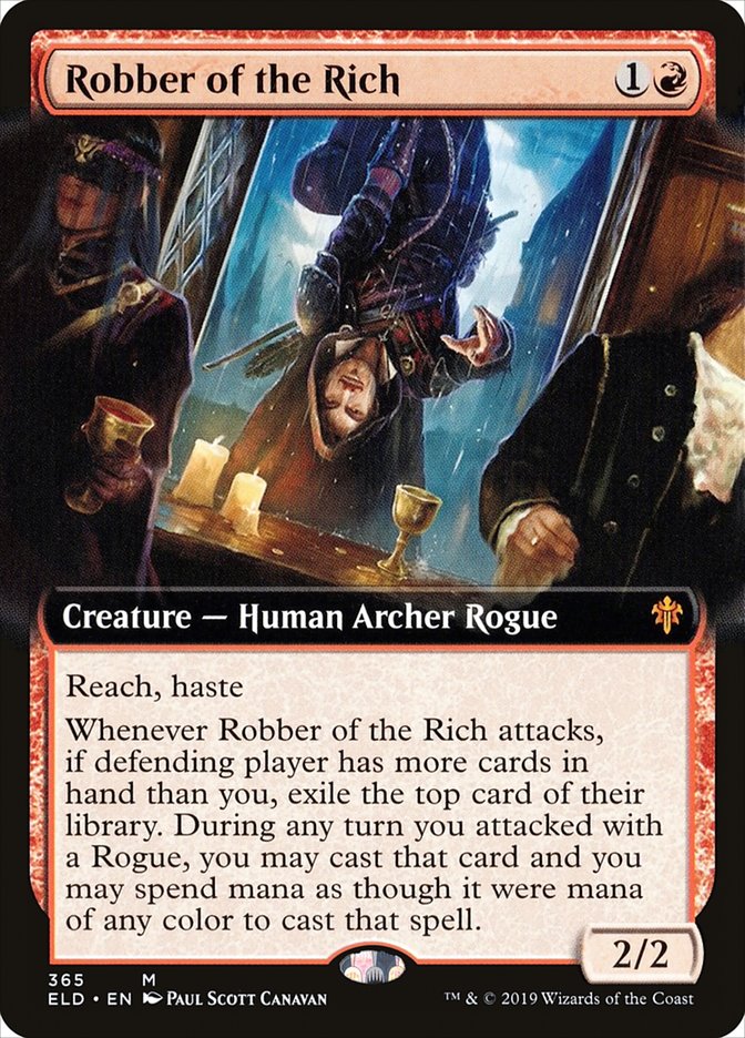 Robber of the Rich (Extended Art) [Throne of Eldraine] | Silver Goblin