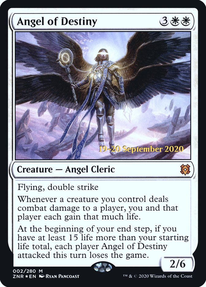Angel of Destiny [Zendikar Rising Prerelease Promos] | Silver Goblin