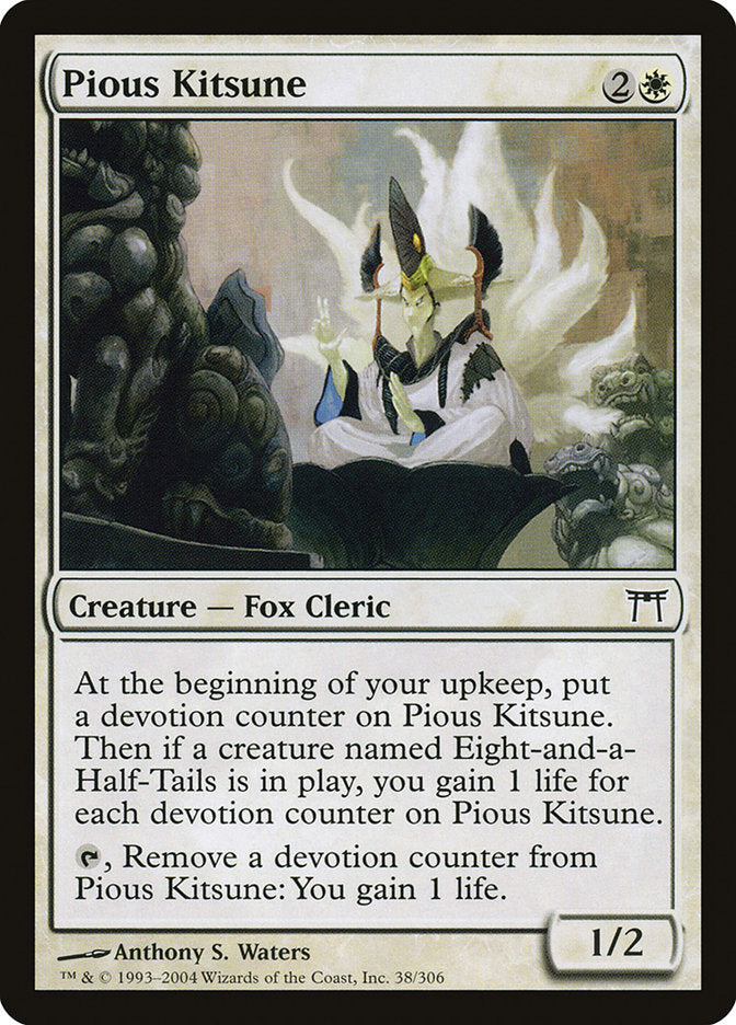 Pious Kitsune [Champions of Kamigawa] | Silver Goblin