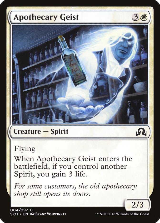 Apothecary Geist [Shadows over Innistrad] | Silver Goblin