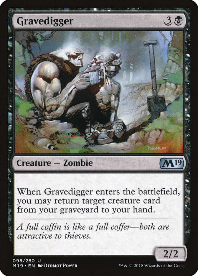 Gravedigger [Core Set 2019] | Silver Goblin