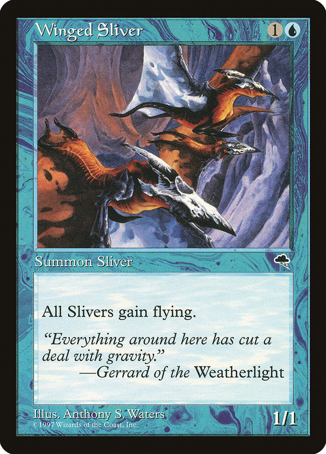 Winged Sliver [Tempest] | Silver Goblin