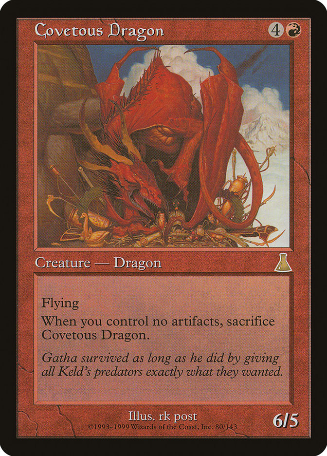 Covetous Dragon [Urza's Destiny] | Silver Goblin
