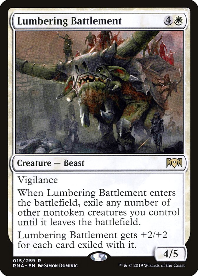 Lumbering Battlement [Ravnica Allegiance] | Silver Goblin