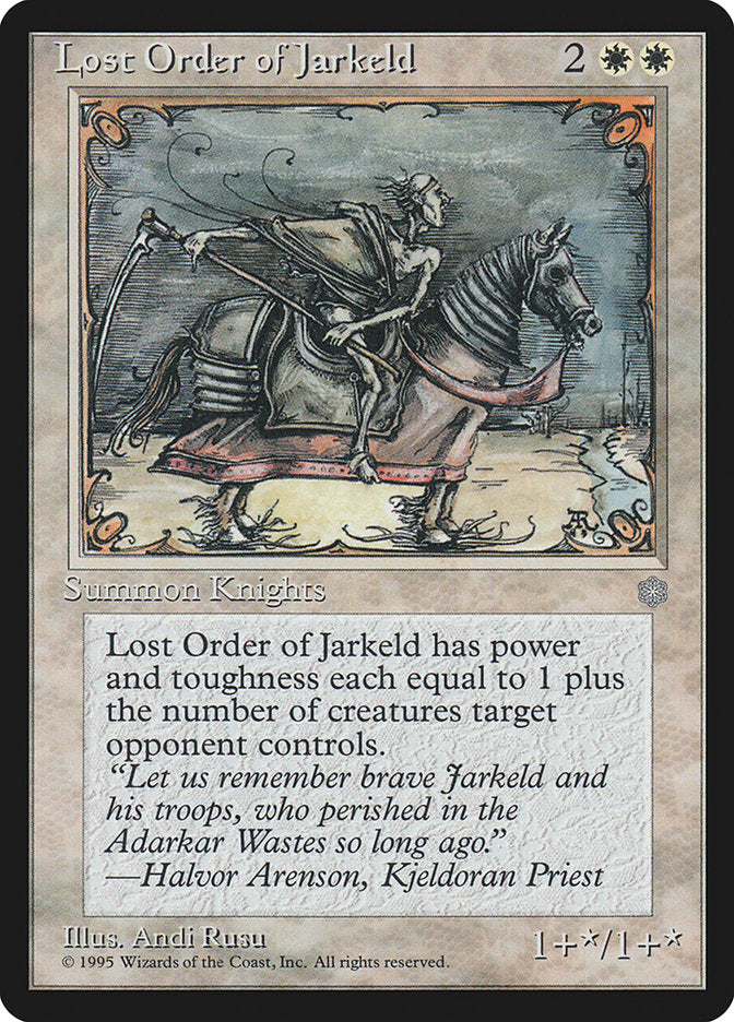 Lost Order of Jarkeld [Ice Age] | Silver Goblin