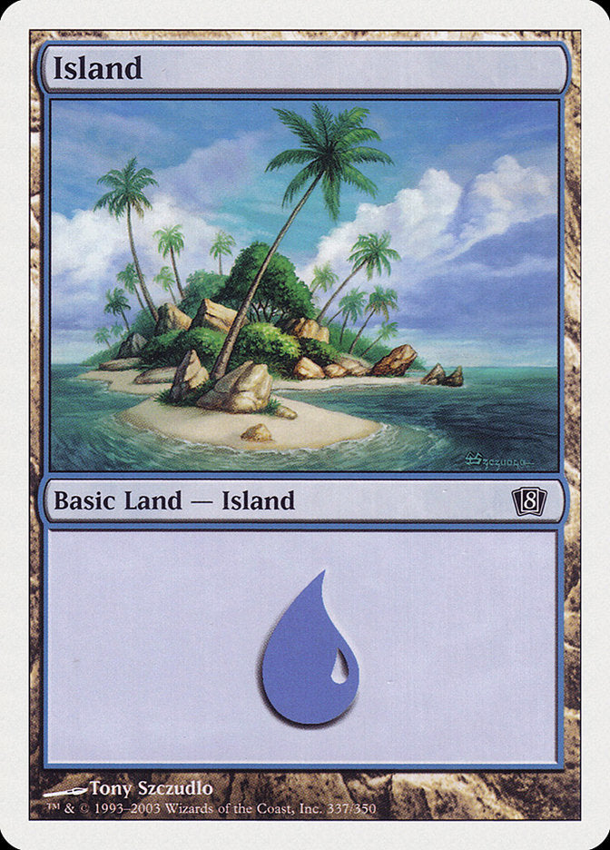 Island (337) [Eighth Edition] | Silver Goblin