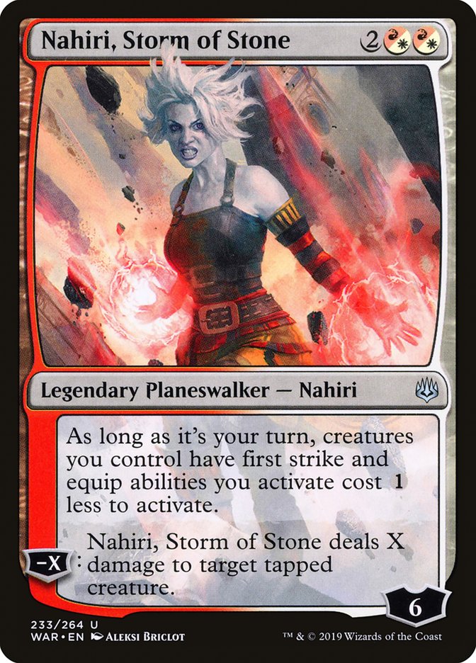 Nahiri, Storm of Stone [War of the Spark] | Silver Goblin