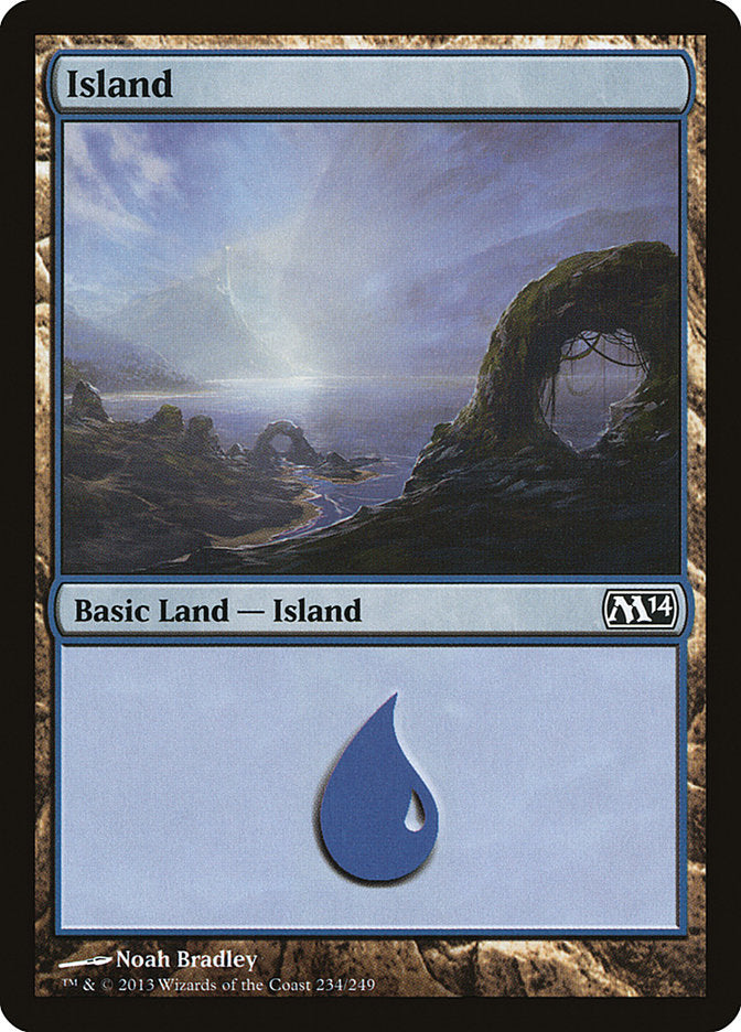 Island (234) [Magic 2014] | Silver Goblin