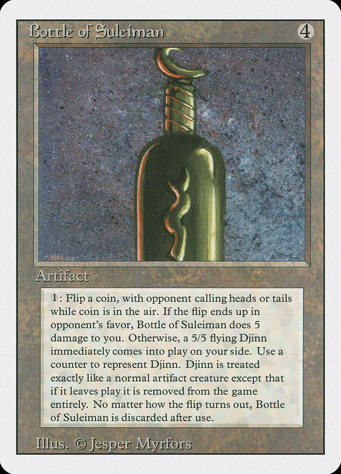 Bottle of Suleiman [Revised Edition] | Silver Goblin