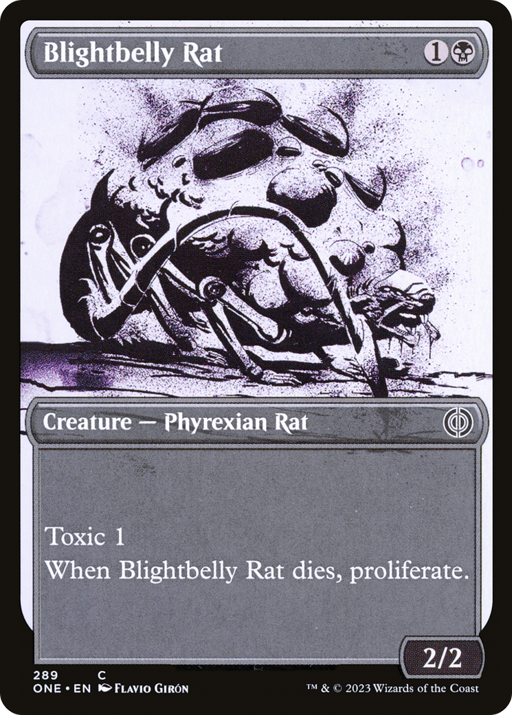 Blightbelly Rat (Showcase Ichor) [Phyrexia: All Will Be One] | Silver Goblin