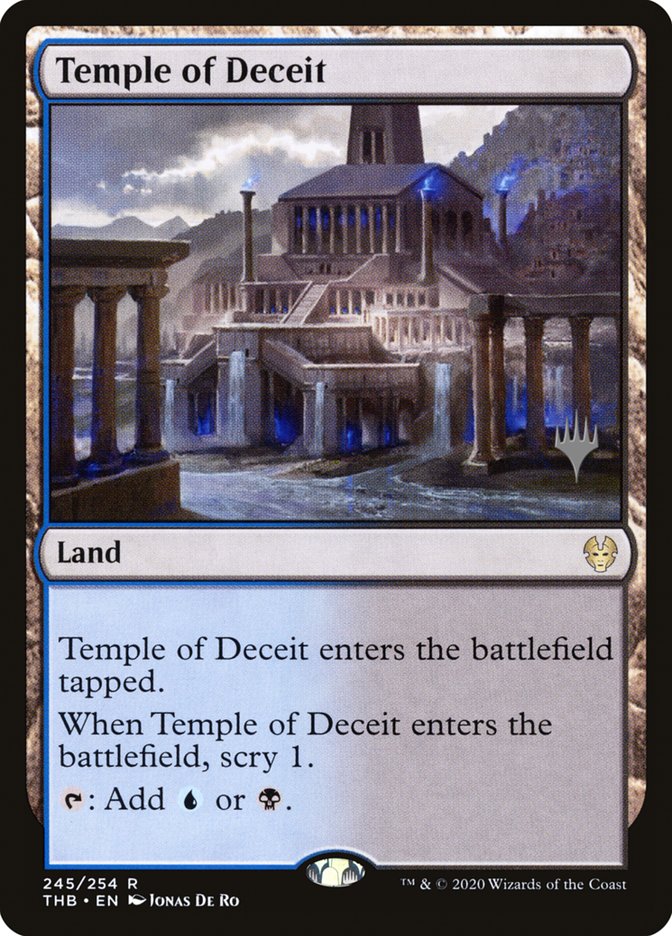 Temple of Deceit (Promo Pack) [Theros Beyond Death Promos] | Silver Goblin