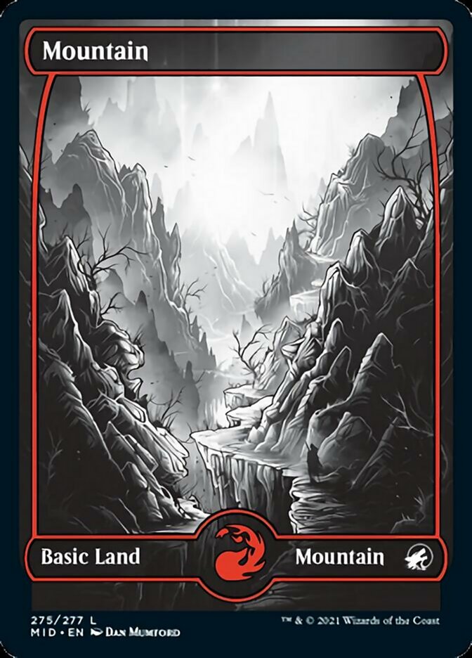 Mountain (275) [Innistrad: Midnight Hunt] | Silver Goblin