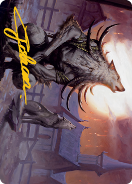 Lord of the Ulvenwald Art Card (Gold-Stamped Signature) [Innistrad: Midnight Hunt Art Series] | Silver Goblin