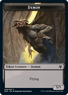 Bird Illusion // Demon Double-Sided Token [Game Night: Free-for-All Tokens] | Silver Goblin