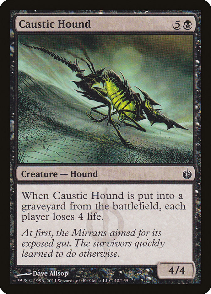 Caustic Hound [Mirrodin Besieged] | Silver Goblin