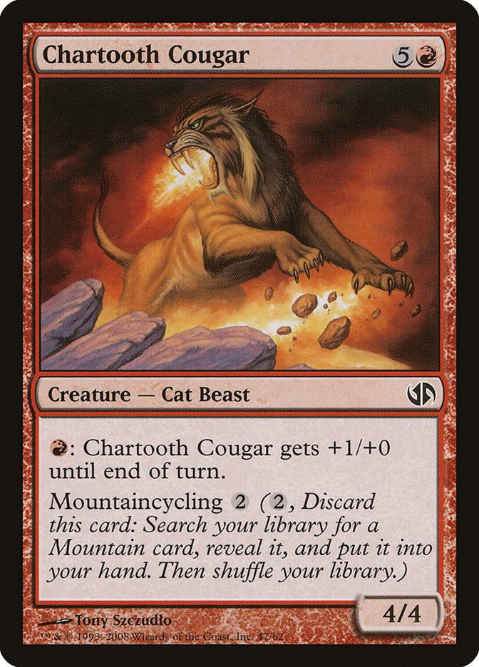 Chartooth Cougar [Duel Decks: Jace vs. Chandra] | Silver Goblin