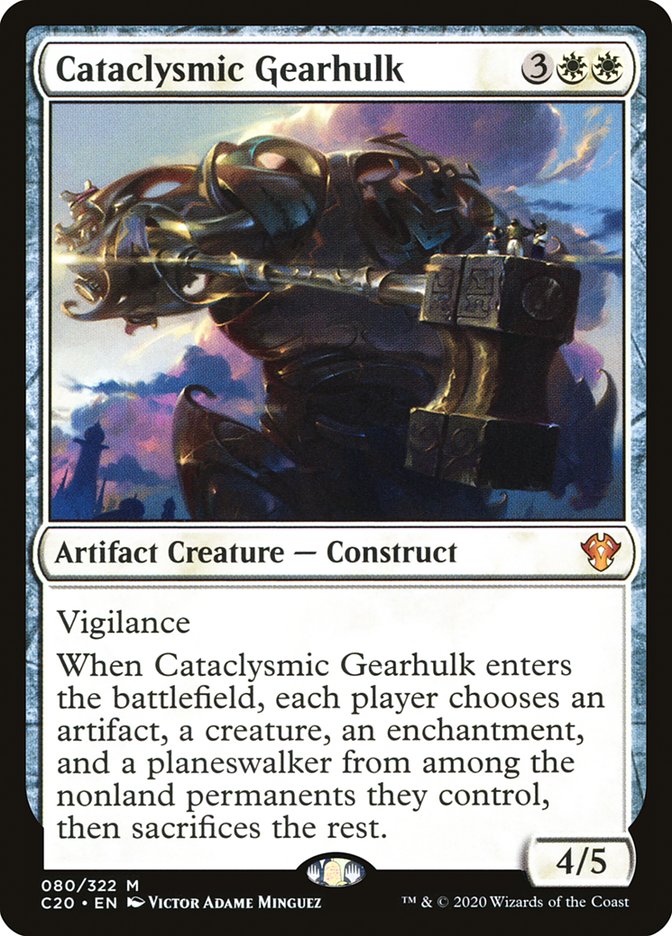 Cataclysmic Gearhulk [Commander 2020] | Silver Goblin