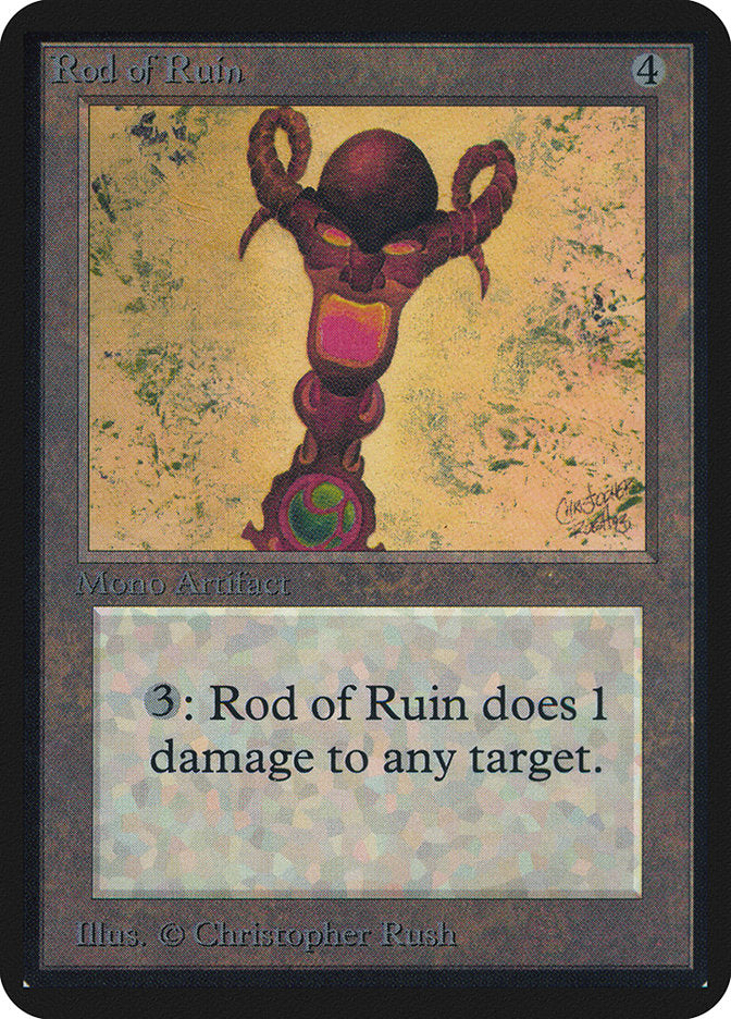 Rod of Ruin [Alpha Edition] | Silver Goblin