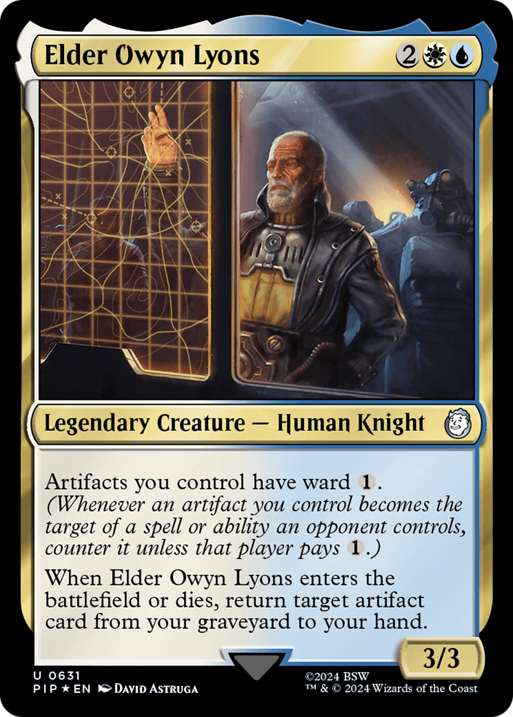 Elder Owyn Lyons (Surge Foil) [Fallout] | Silver Goblin