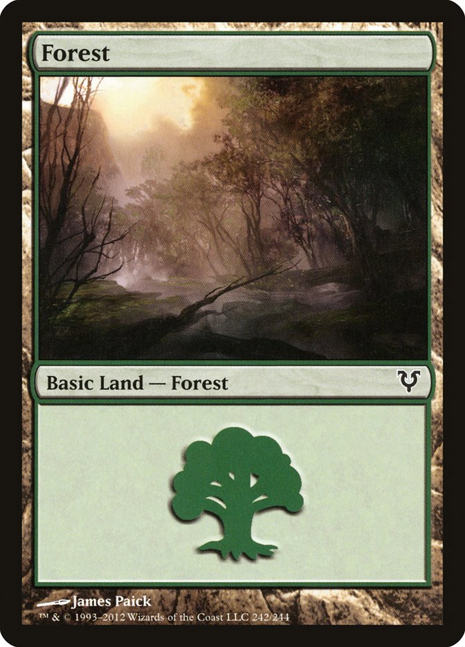 Forest (242) [Avacyn Restored] | Silver Goblin