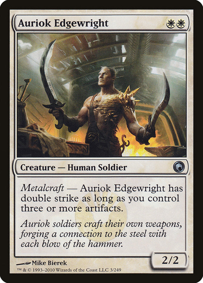 Auriok Edgewright [Scars of Mirrodin] | Silver Goblin