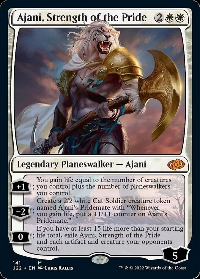 Ajani, Strength of the Pride [Jumpstart 2022] | Silver Goblin