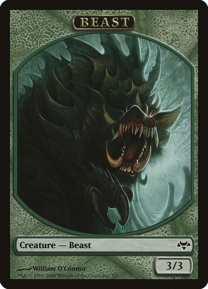 Beast Token [Eventide Tokens] | Silver Goblin