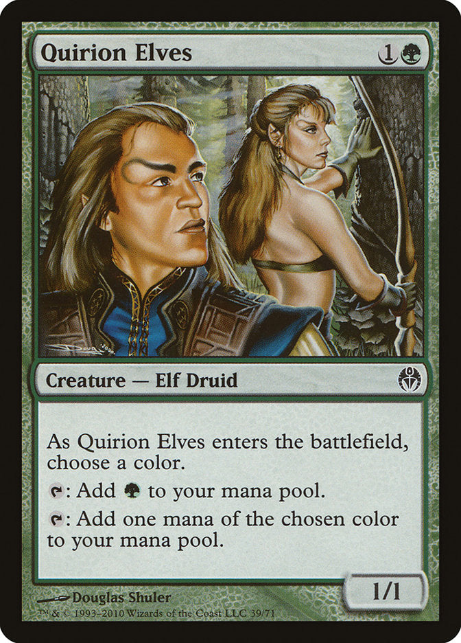 Quirion Elves [Duel Decks: Phyrexia vs. the Coalition] | Silver Goblin